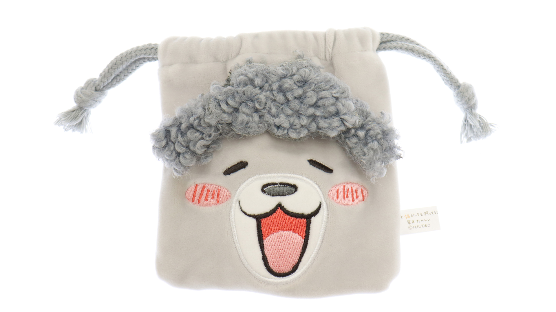 MK59まんまるミニ巾着⭐️巾着袋 ポーチ ねこ あっけない ネコ 猫 